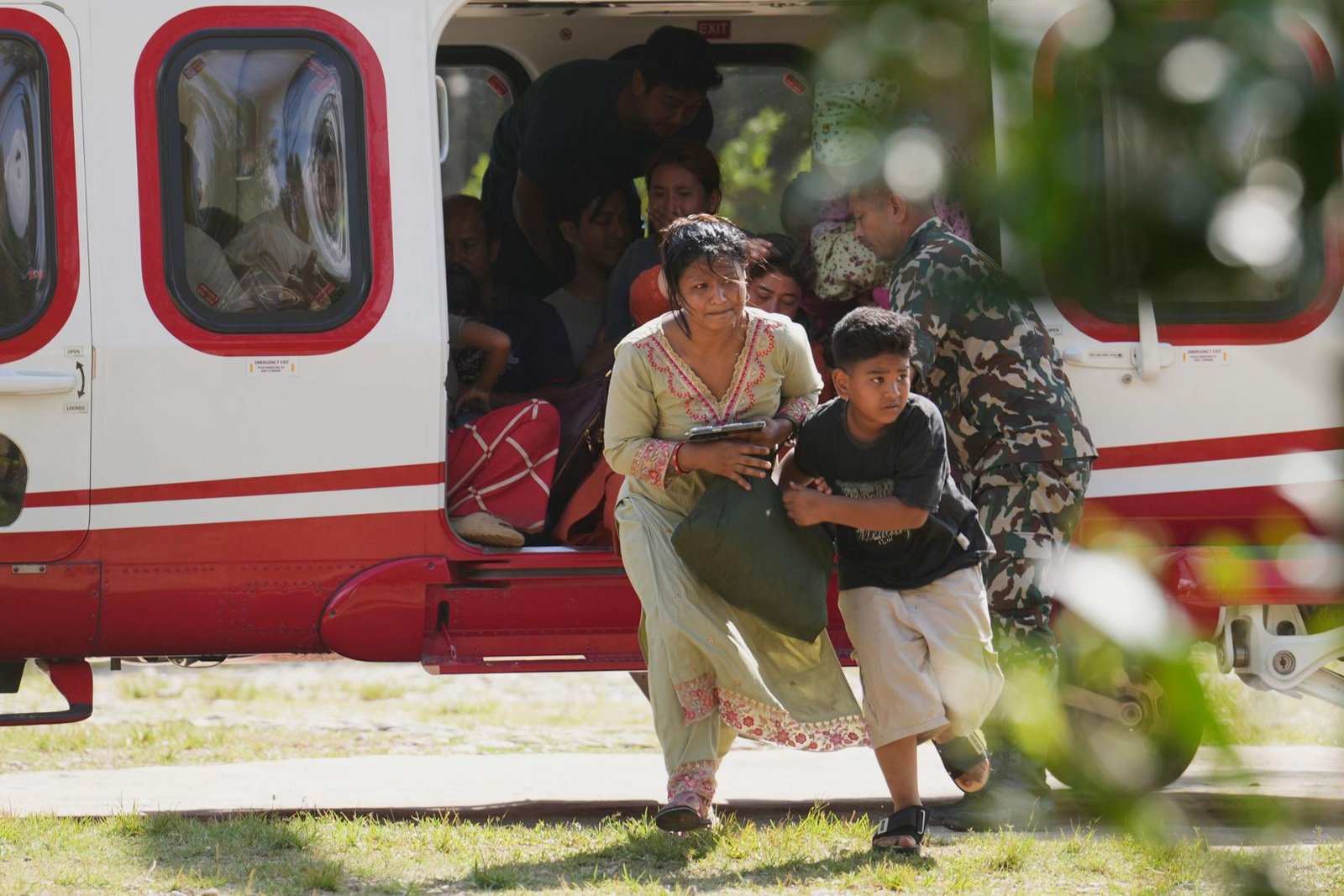 Nepal disaster affected community